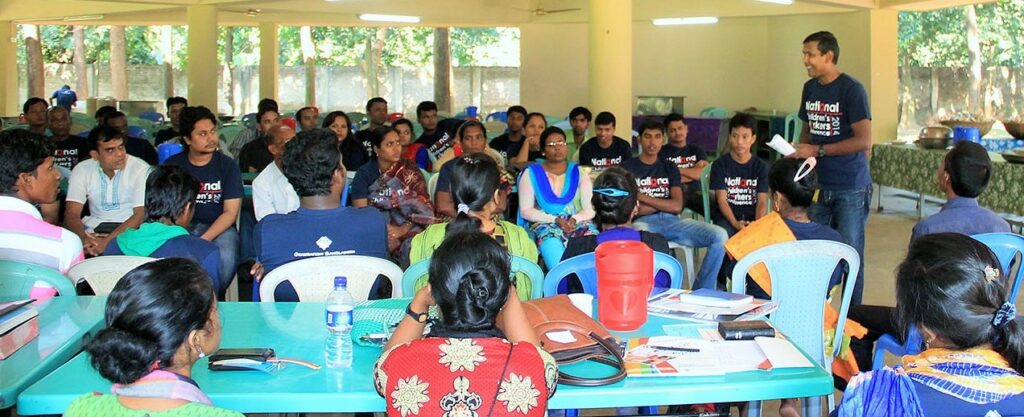 Bangladeshi trainers teaching ISMT