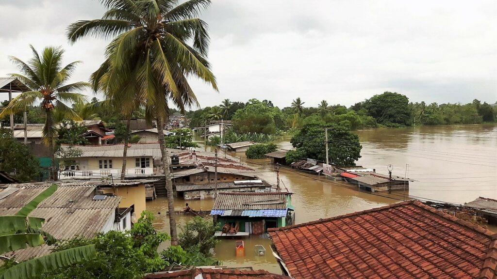 Sri Lanka Flood Panorama