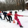Snowfall Places No Damper on Fun at BCM Camps Middle School Snow Bowl-Tug of Rope